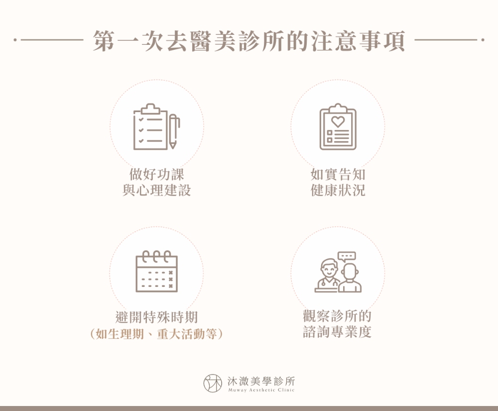 第一次去醫美診所的注意事項